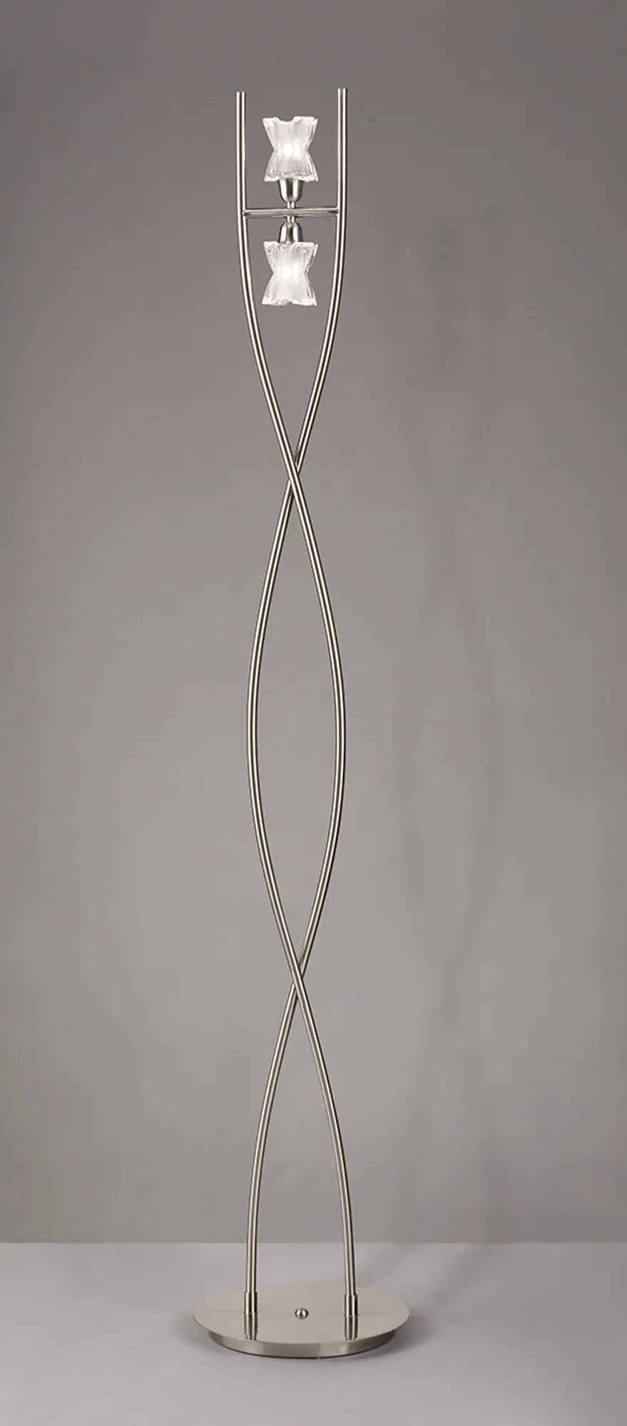 Alaska G9 Satin Nickel Floor Lamps Mantra Multi Head Floor Lamps Alaska G9 Satin Nickel Floor Lamps Mantra Multi Head Floor Lamps